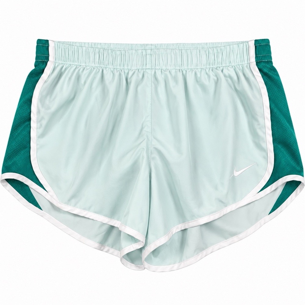 Nike Running Shorts Small+ White Green Lined